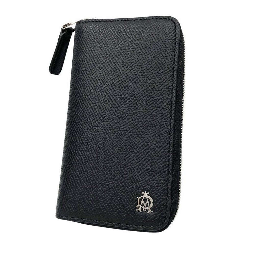 Dunhill round key case, 6-ring, 19F22Z2CA, black, men's.
